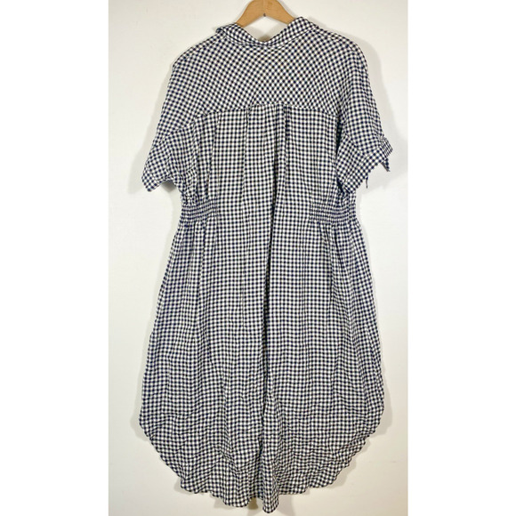 Ava & Viv Black and White Checkered Midi Dress - Picture 8 of 10